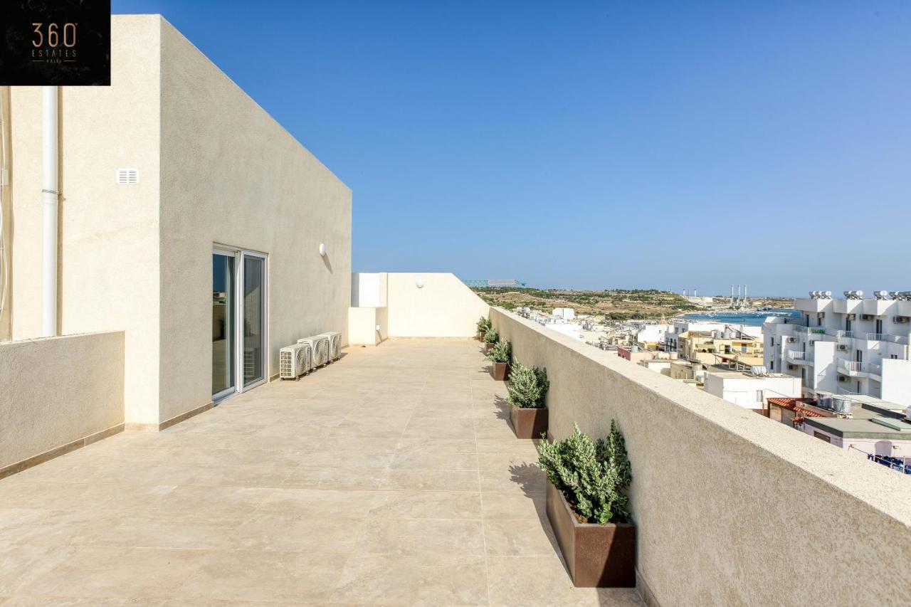 Appartement Luxury Beautiful Penthouse With Amazing Views & Ac By 360 Estates à Marsaxlokk Extérieur photo